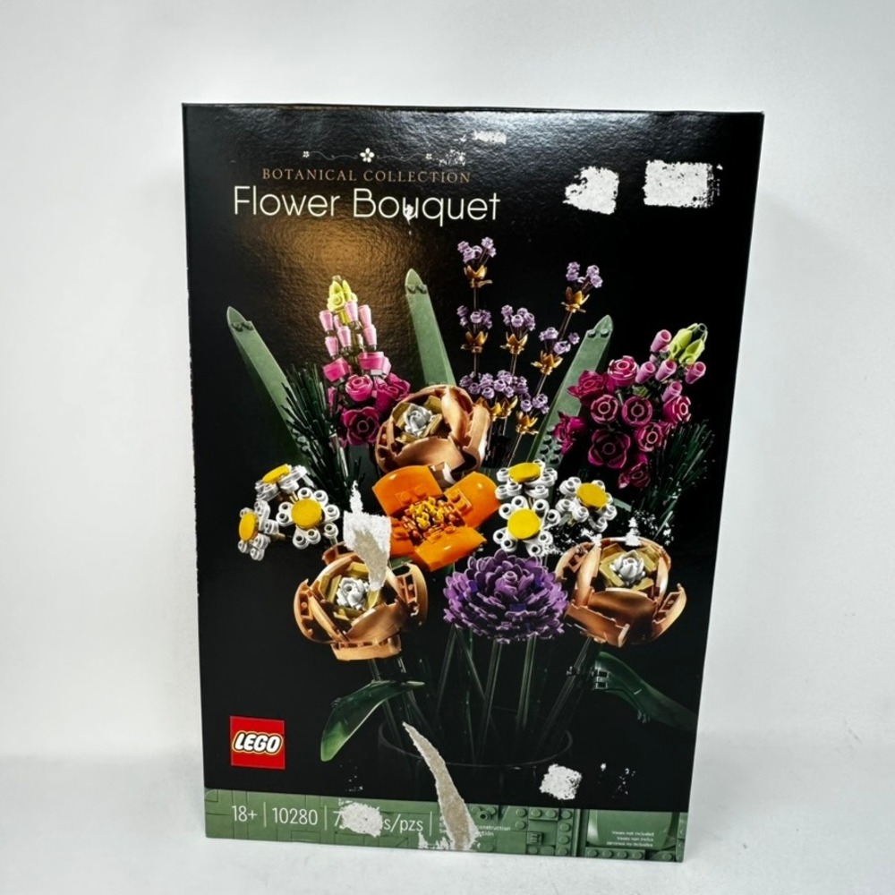 NIB LEGO Botanical Collection Flower Bouquet 10280 Adult Building Set Box Damage